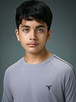 TECHNO Boys Slim Fit-Grey