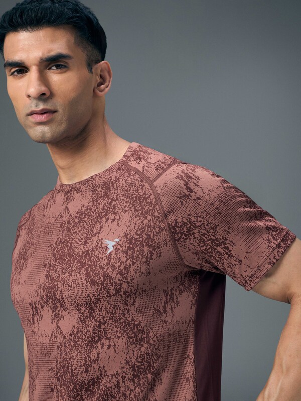 TECHNO Crew Neck T-shirt-Chocolate Truffle