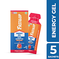 Energy Gel Strawberry Banana Caffeinated 5x30gm Pack