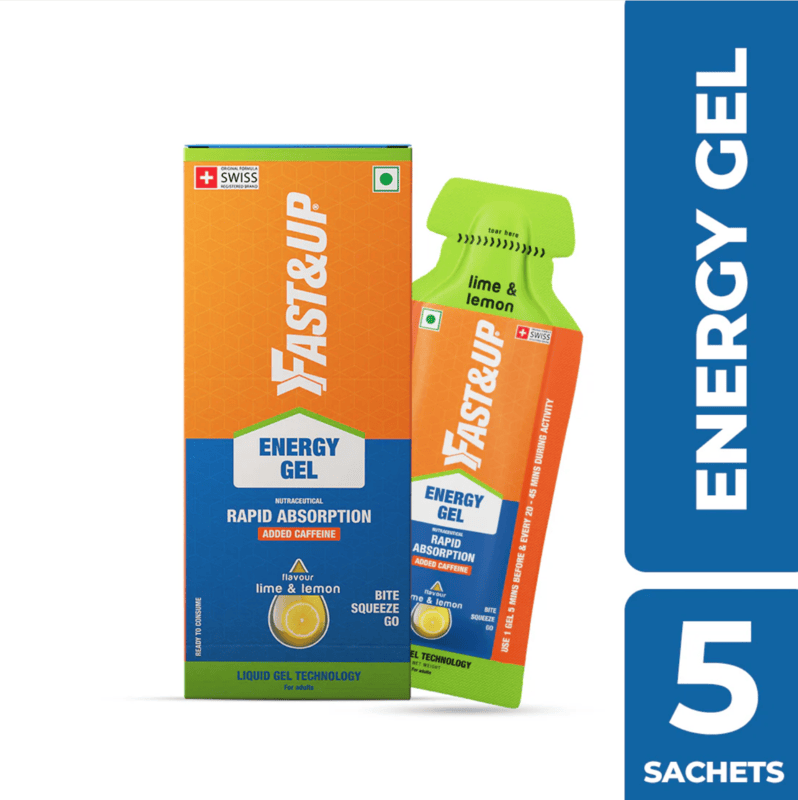 Energy Gel Lemon Caffeinated 5x30gm Pack