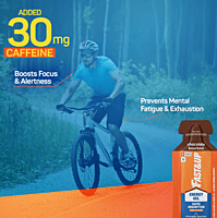 Energy Gel Chocolate Bourbon Caffeinated 5x30gm Pack