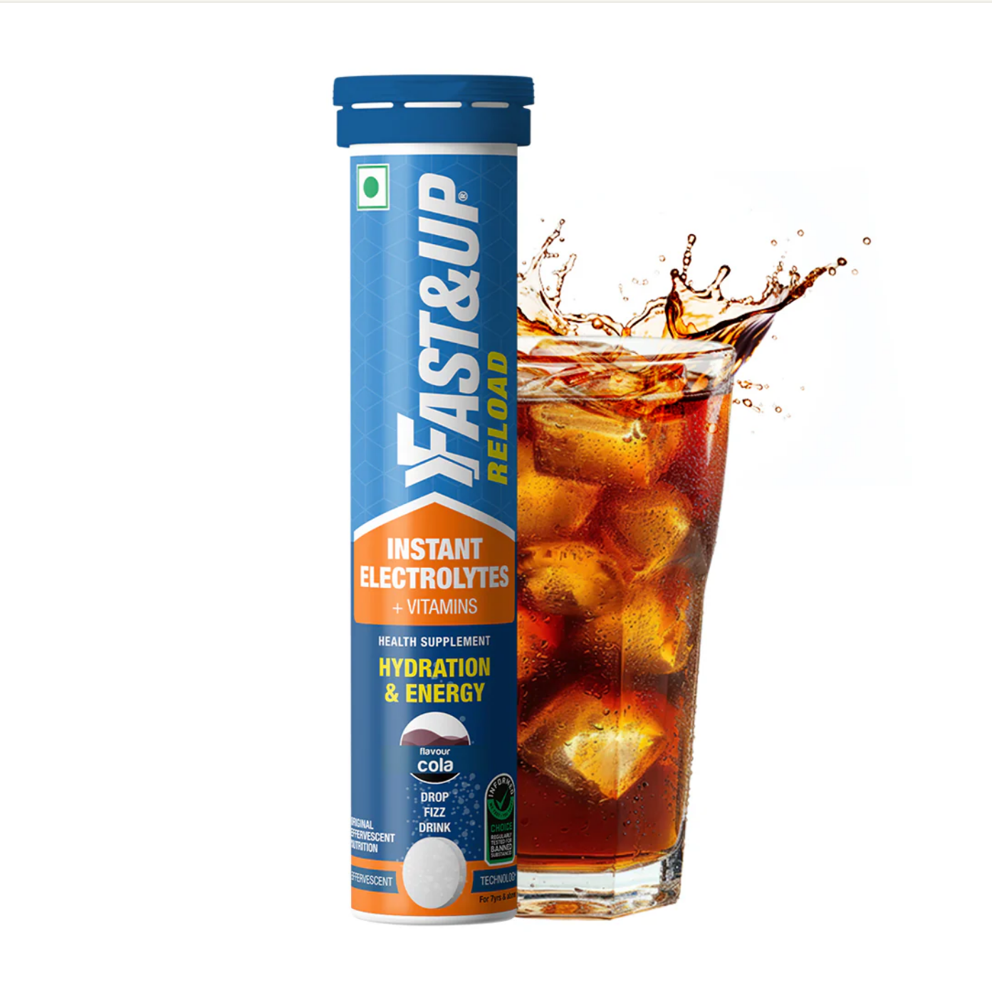 FAST&UP-Reload Cola + Caffeine 20's Tube