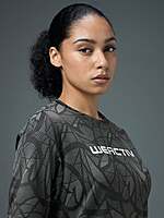 TECHNO Women Jacquard Boxy Fit-Grey