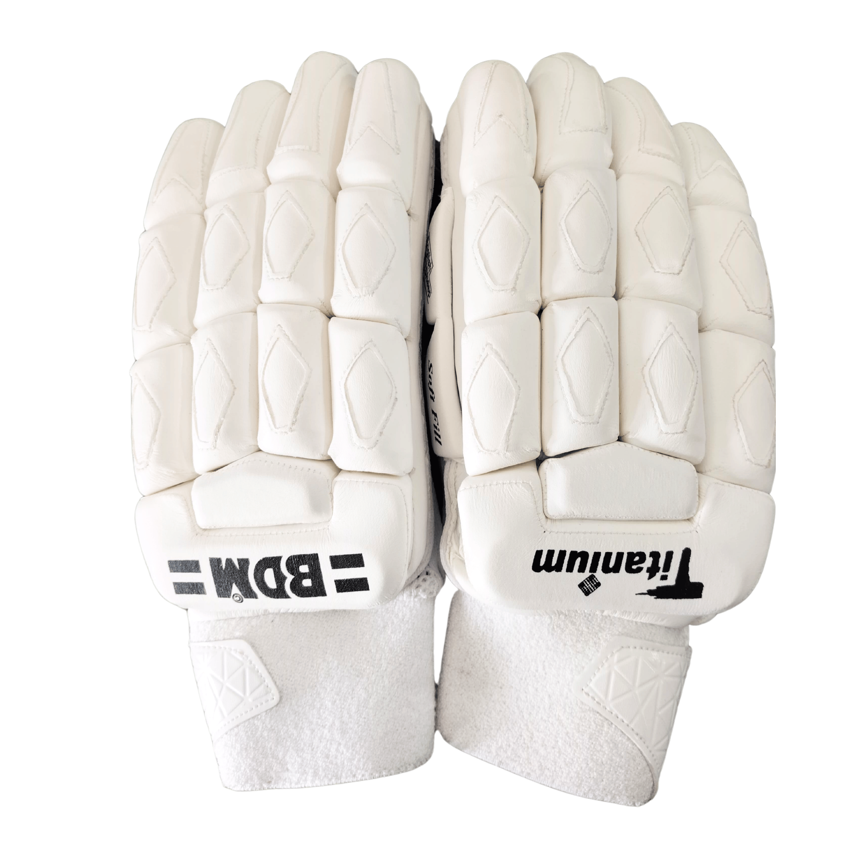 BDM Batting Gloves Titanium White