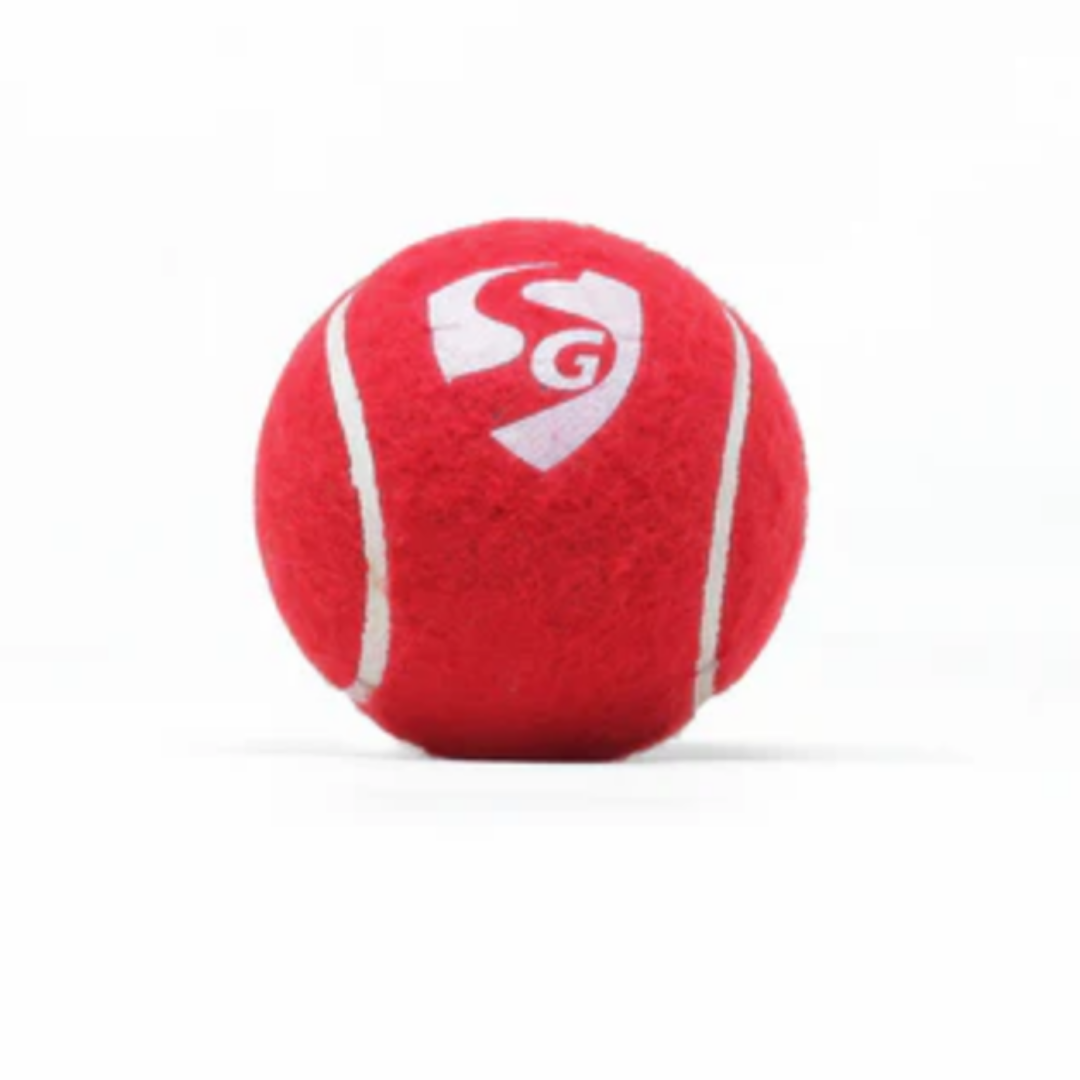 SG CRICKET TENNIS BALL- RED