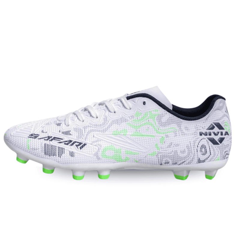 NIVIA FOOT BALL STUD SAFARI- WHITE